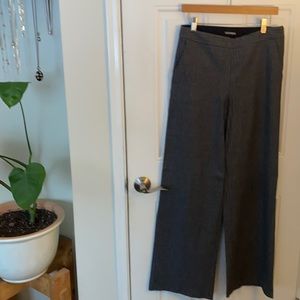 Wide leg high waisted pants